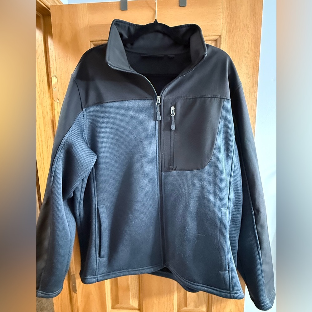 Swiss Tech Black and Gray Jacket